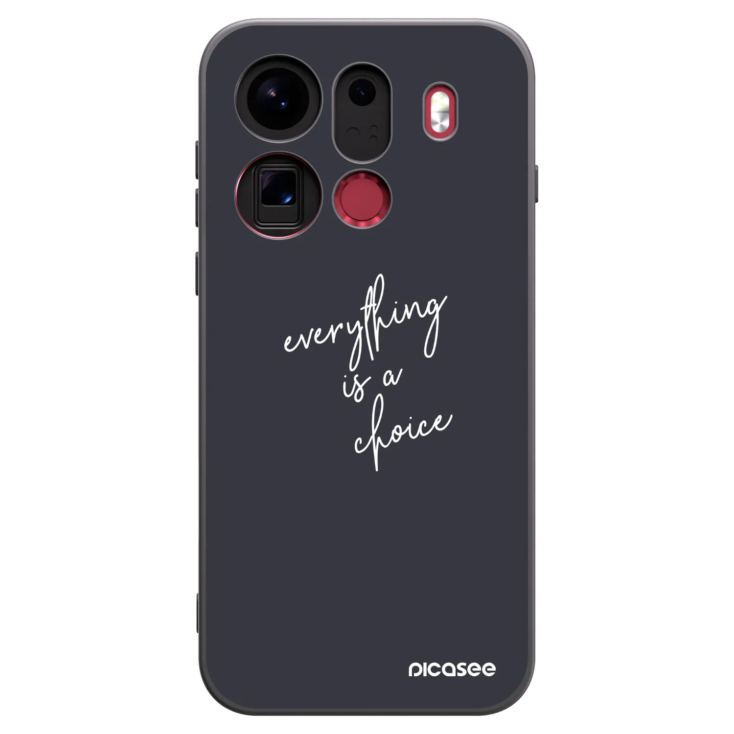 Picasee silikónový čierny obal pre OPPO Find X9 Pro - Všetko je na tebe