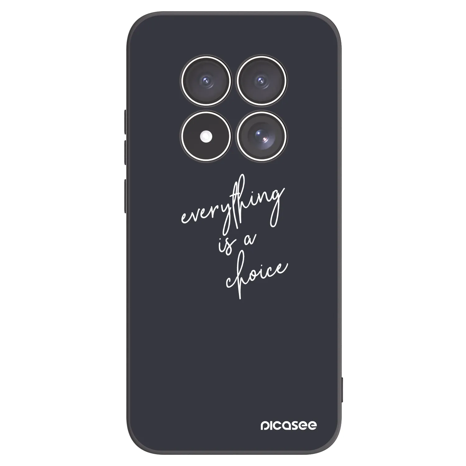 Picasee silikónový čierny obal pre Xiaomi Redmi Note 15 Pro 5G - Všetko je na tebe