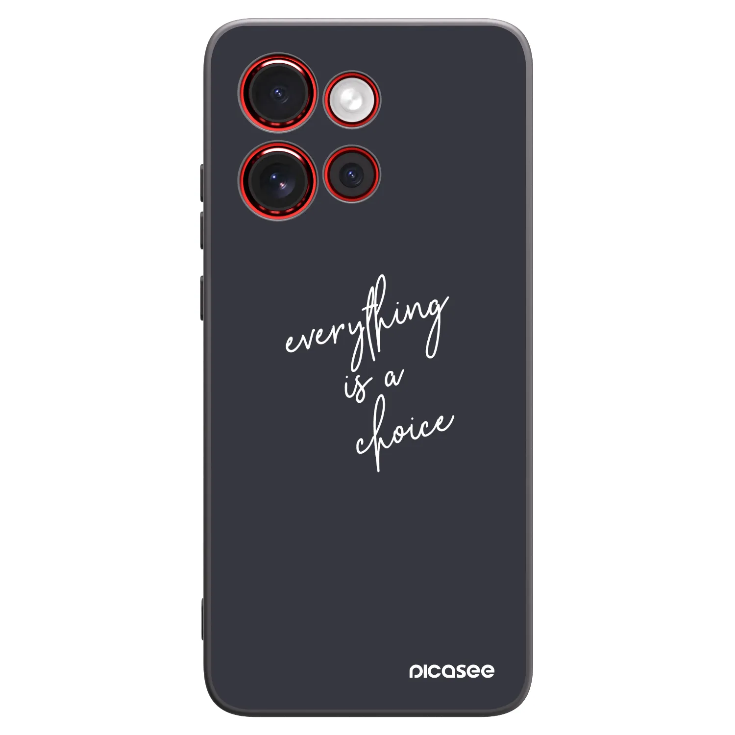 Picasee silikónový čierny obal pre Motorola Edge 60 Neo 5G - Všetko je na tebe