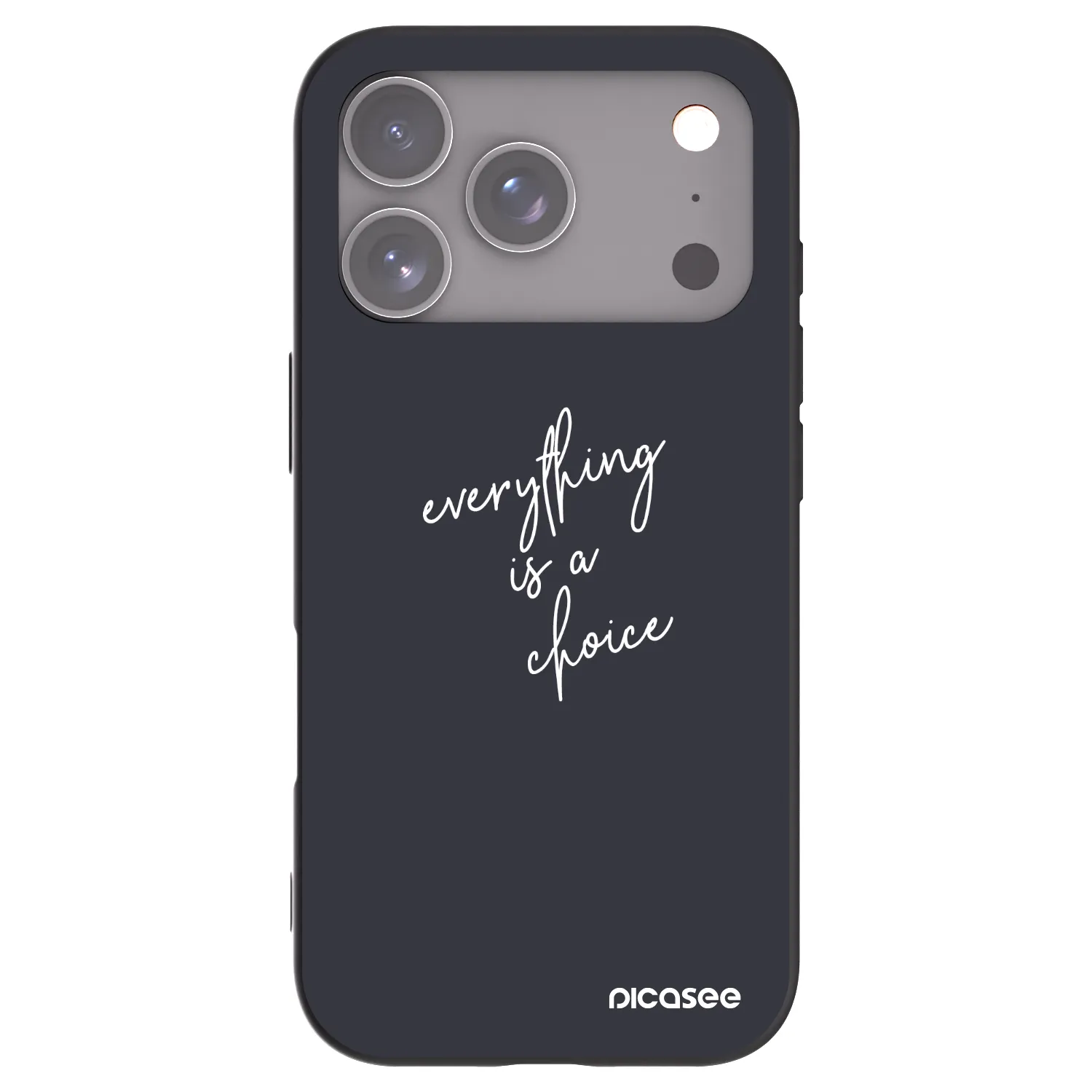 Picasee silikónový čierny obal pre Apple iPhone 18 Pro - Všetko je na tebe