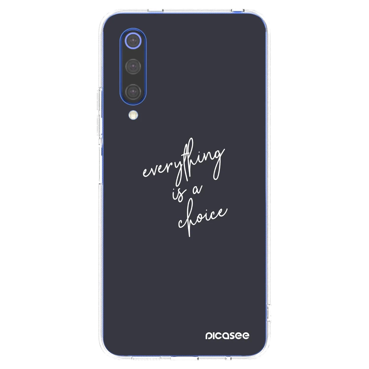 Picasee silikónový prehľadný obal pre Xiaomi Mi 9 SE - Všetko je na tebe