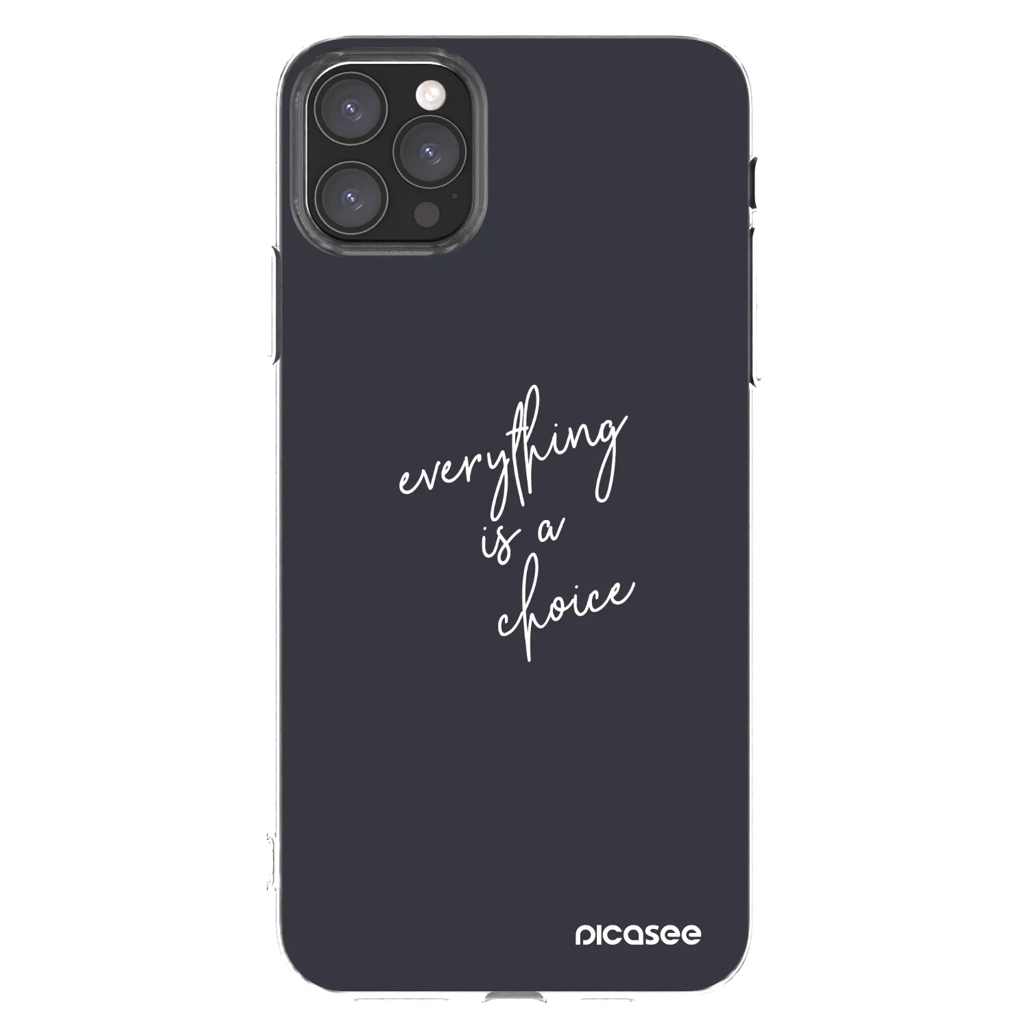 Picasee silikónový prehľadný obal pre Apple iPhone 11 Pro Max - Všetko je na tebe