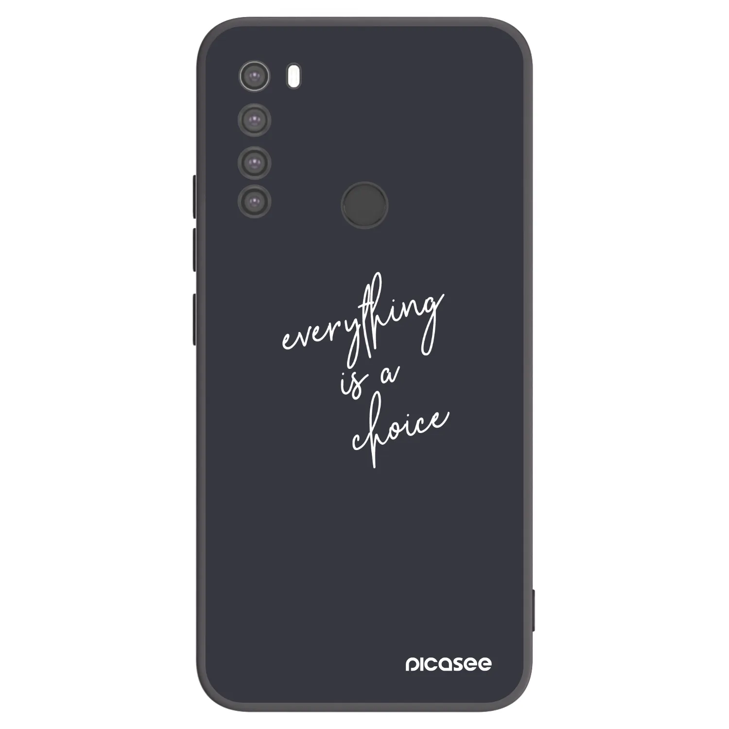 Picasee silikónový čierny obal pre Xiaomi Redmi Note 8 - Všetko je na tebe