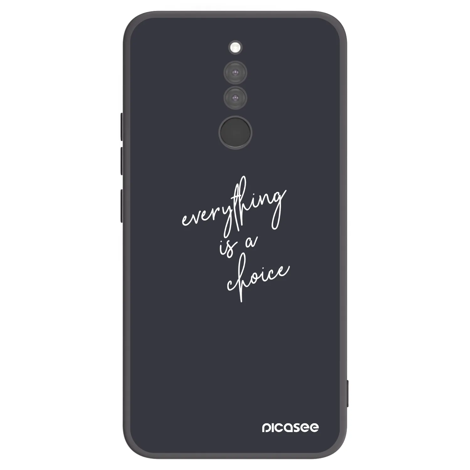 Picasee silikónový čierny obal pre Xiaomi Redmi 8 - Všetko je na tebe