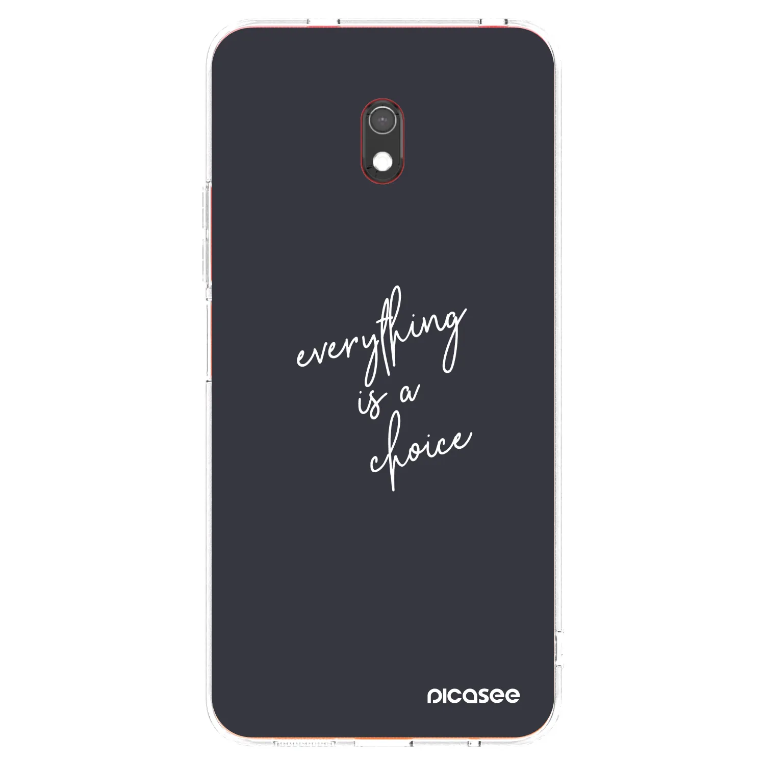 Silikónový prehľadný obal pre Xiaomi Redmi 8A - Všetko je na tebe