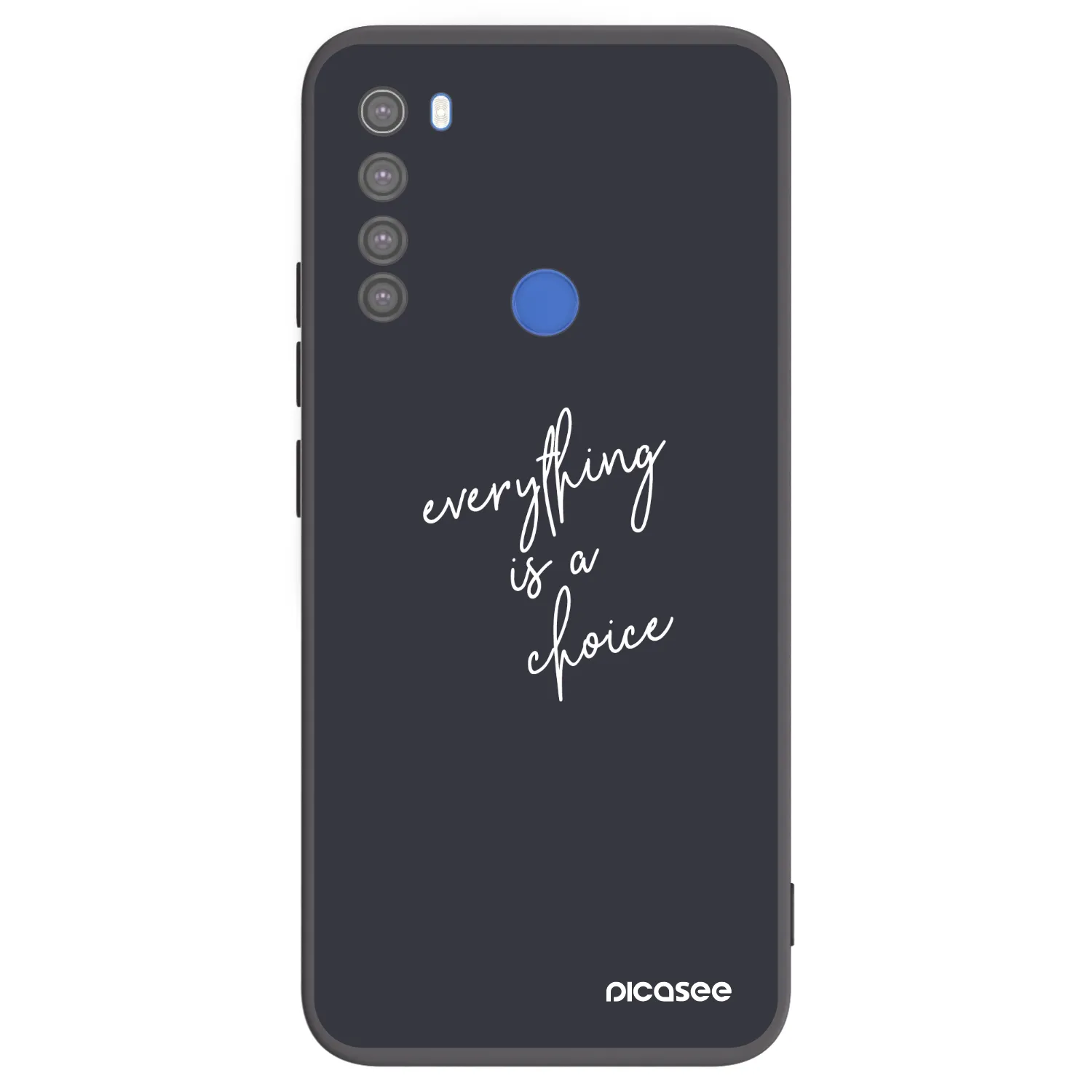 Picasee silikónový čierny obal pre Xiaomi Redmi Note 8T - Všetko je na tebe