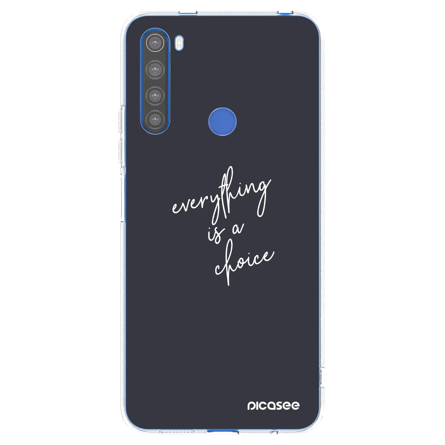 Silikónový prehľadný obal pre Xiaomi Redmi Note 8T - Všetko je na tebe