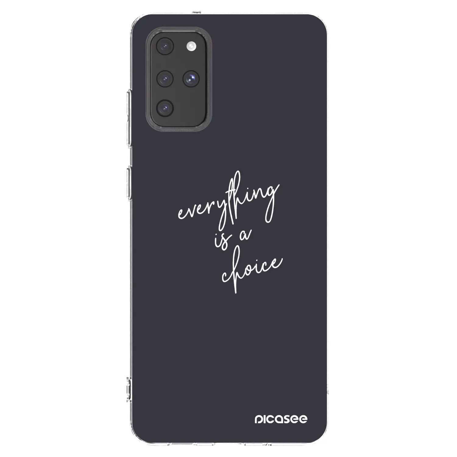 Picasee silikónový prehľadný obal pre Samsung Galaxy S20+ G985F - Všetko je na tebe