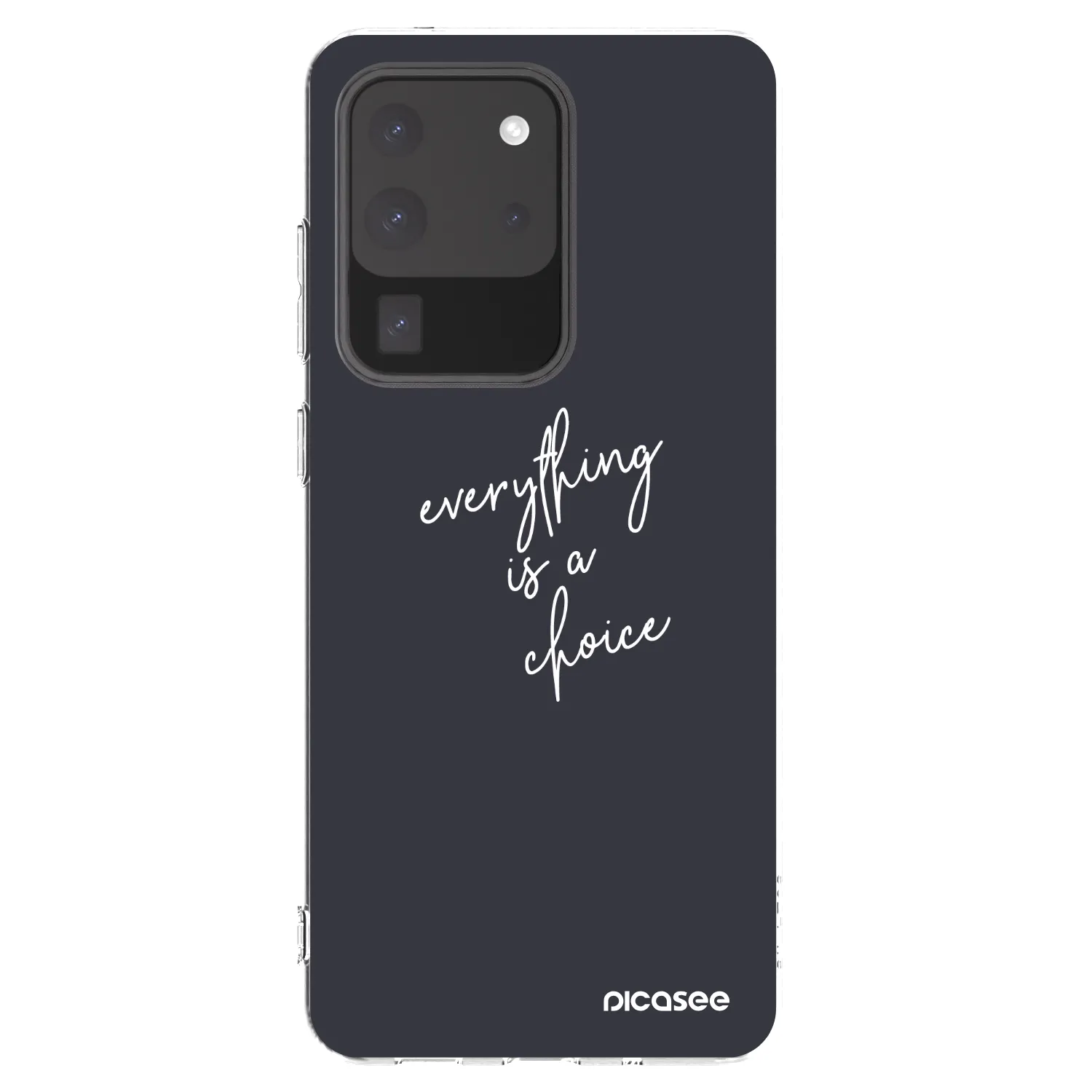 Picasee silikónový prehľadný obal pre Samsung Galaxy S20 Ultra 5G G988F - Všetko je na tebe