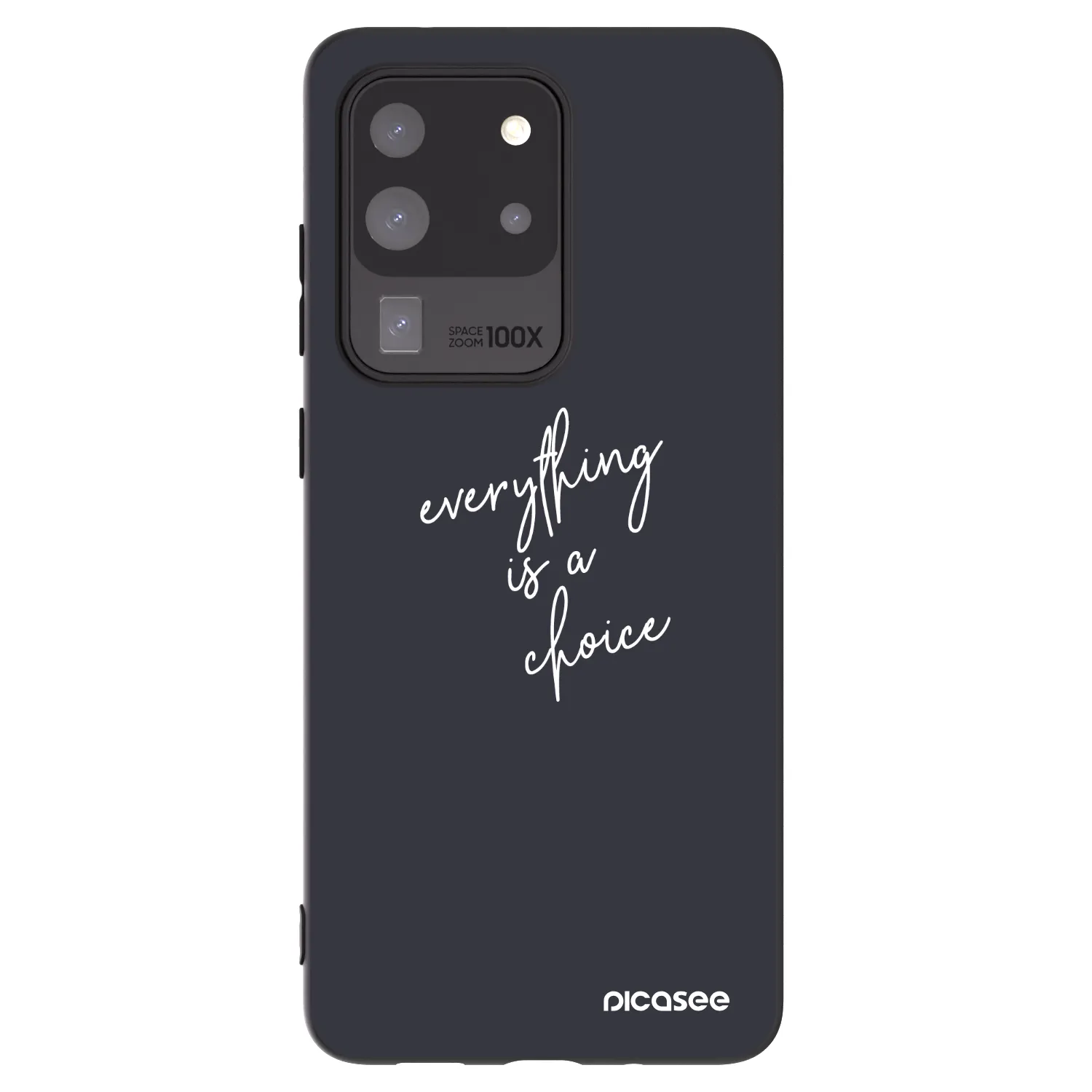 Picasee silikónový čierny obal pre Samsung Galaxy S20 Ultra 5G G988F - Všetko je na tebe