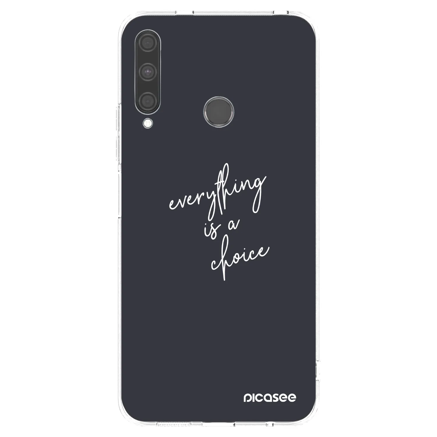 Picasee silikónový prehľadný obal pre Huawei P40 Lite E - Všetko je na tebe