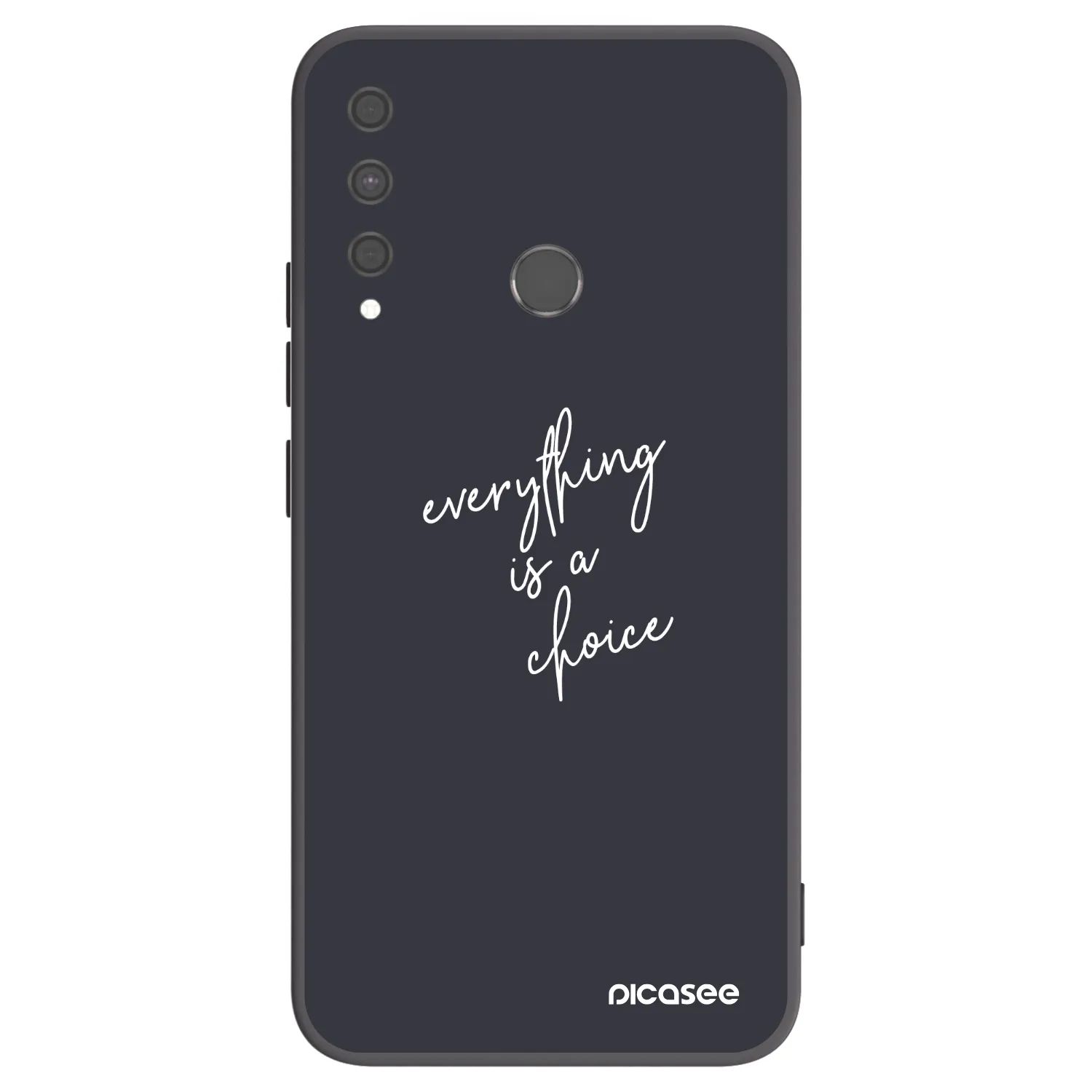 Picasee silikónový čierny obal pre Huawei P40 Lite E - Všetko je na tebe