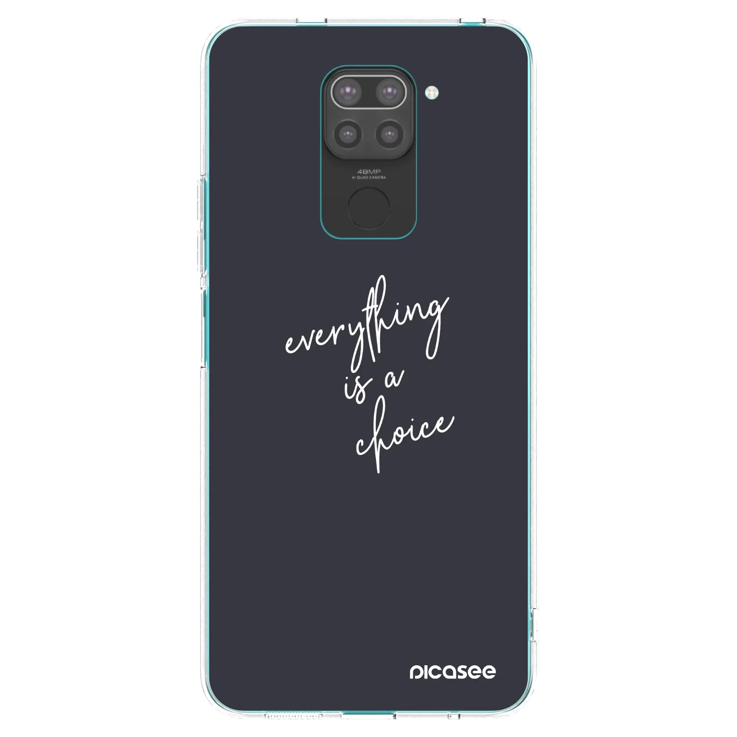 Picasee silikónový čierny obal pre Xiaomi Redmi Note 9 - Všetko je na tebe