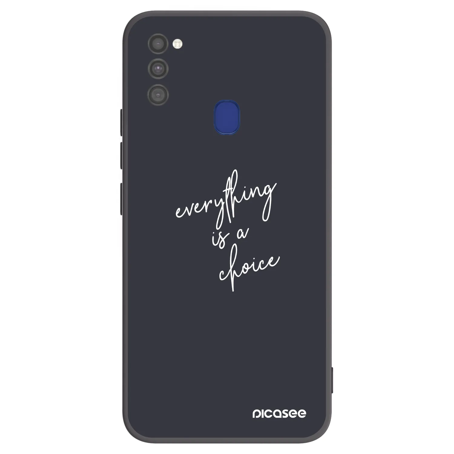 Picasee silikónový čierny obal pre Samsung Galaxy M21 M215F - Všetko je na tebe
