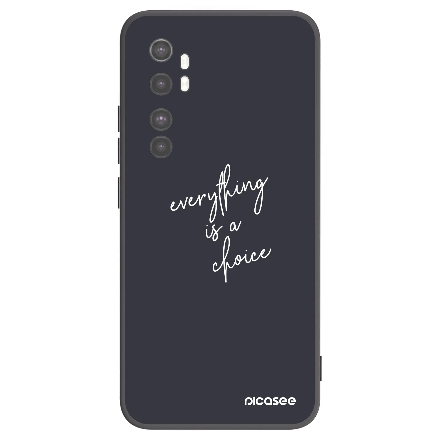 Picasee silikónový čierny obal pre Xiaomi Mi Note 10 Lite - Všetko je na tebe