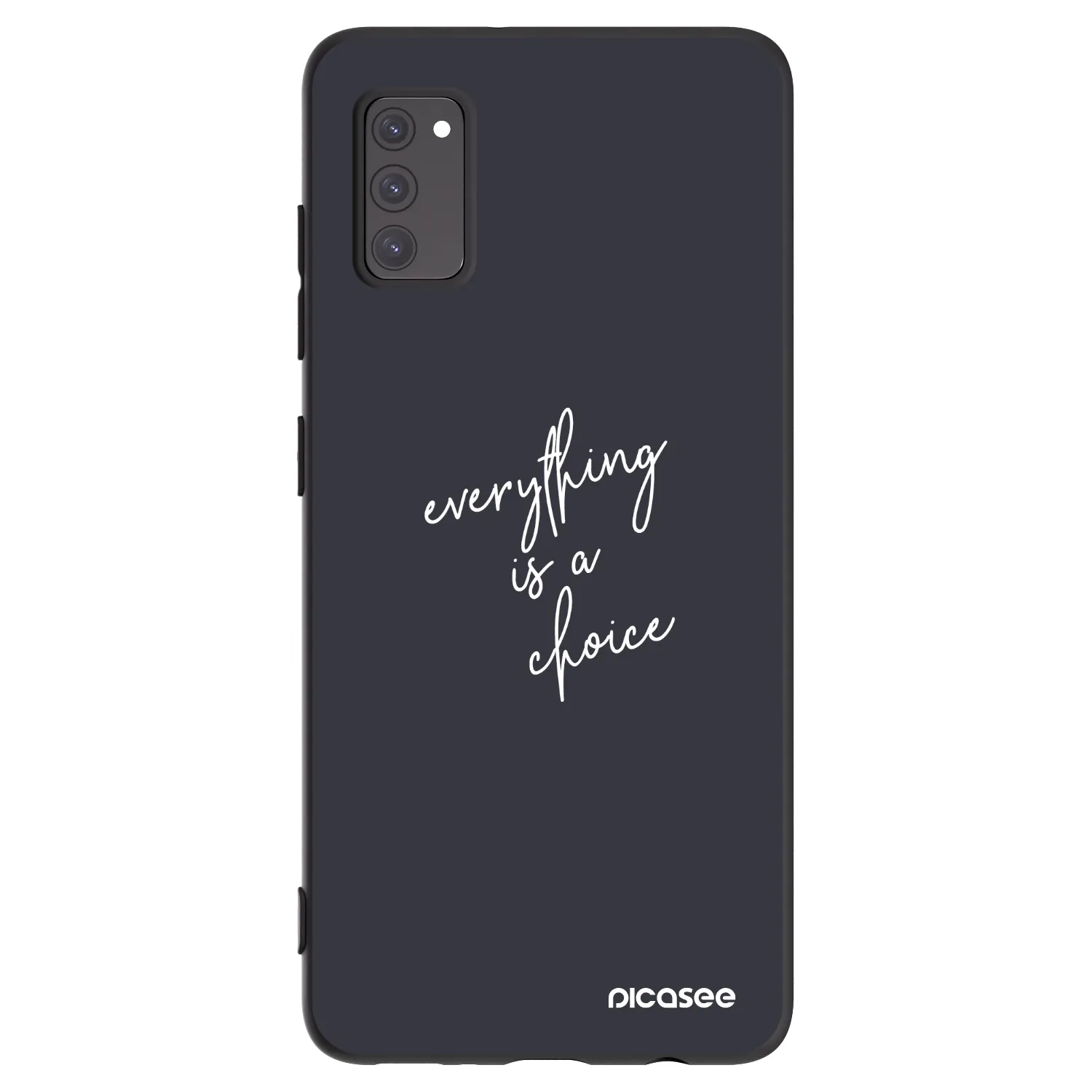 Picasee silikónový čierny obal pre Samsung Galaxy A41 A415F - Všetko je na tebe