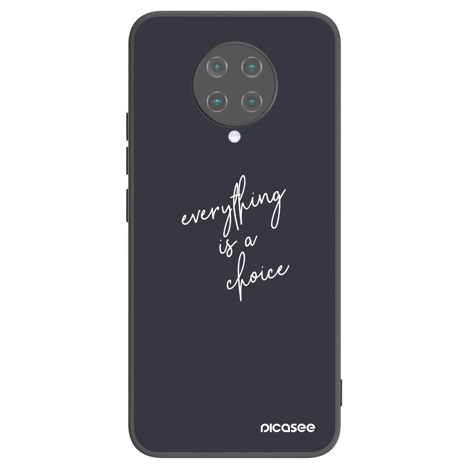 Picasee silikónový čierny obal pre Xiaomi Poco F2 Pro - Všetko je na tebe