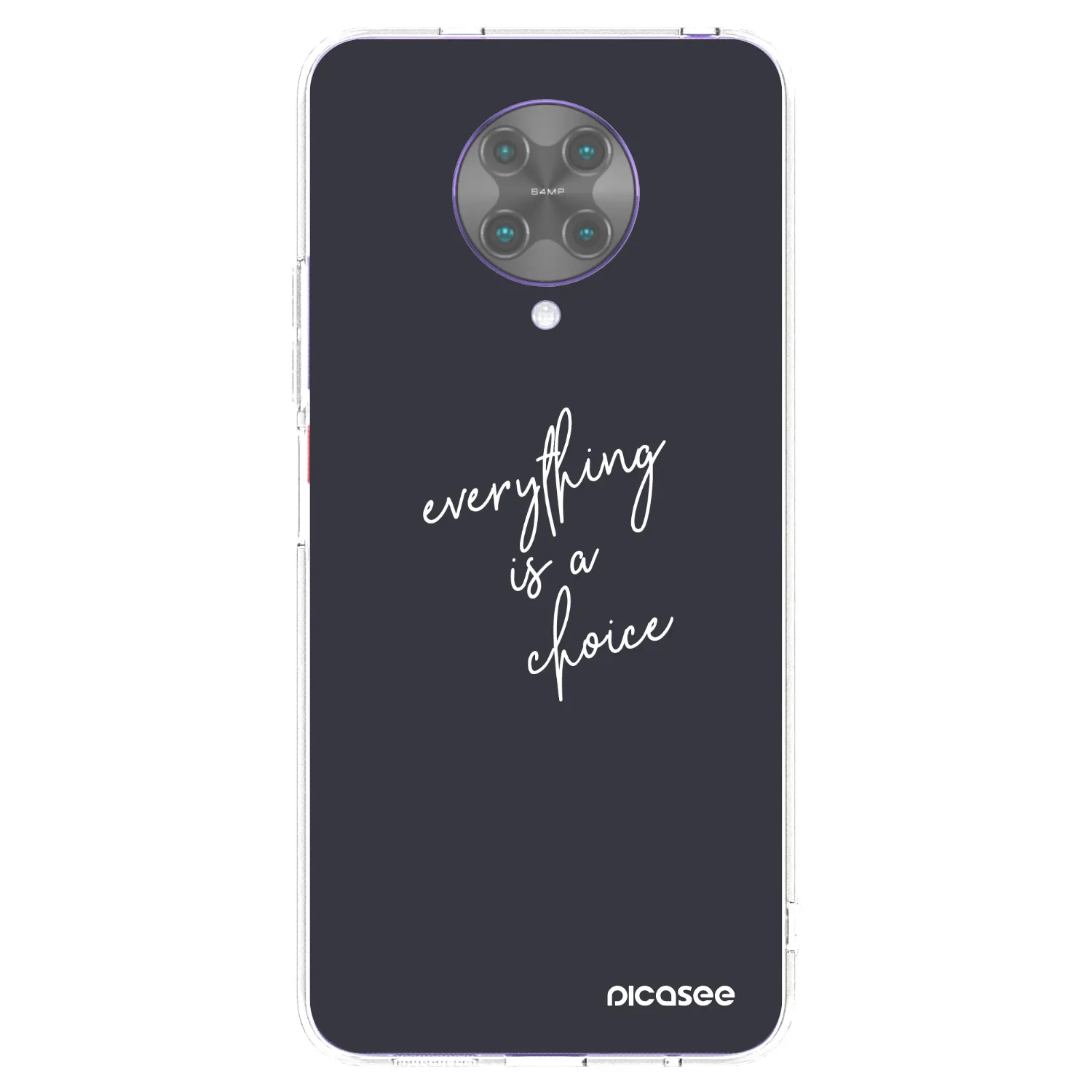 Picasee silikónový prehľadný obal pre Xiaomi Poco F2 Pro - Všetko je na tebe