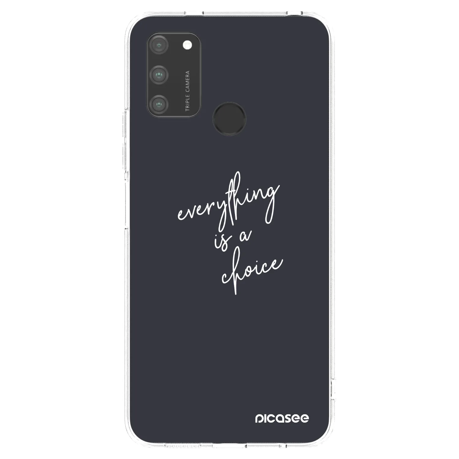 Picasee silikónový prehľadný obal pre Honor 9A - Všetko je na tebe
