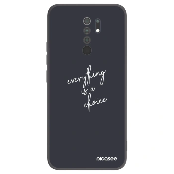 Picasee silikónový čierny obal pre Xiaomi Redmi 9 - Všetko je na tebe