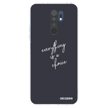 Picasee silikónový prehľadný obal pre Xiaomi Redmi 9 - Všetko je na tebe