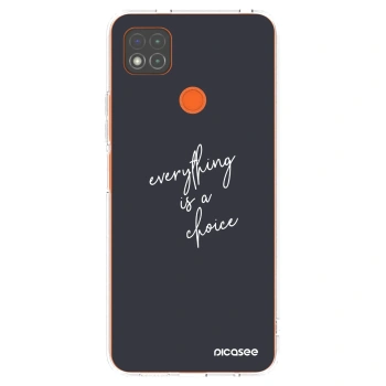 Picasee silikónový prehľadný obal pre Xiaomi Redmi 9C - Všetko je na tebe