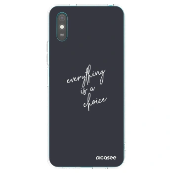 Picasee silikónový prehľadný obal pre Xiaomi Redmi 9A - Všetko je na tebe