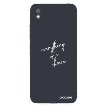 Picasee silikónový čierny obal pre Xiaomi Redmi 9A - Všetko je na tebe