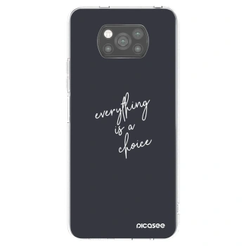 Picasee silikónový čierny obal pre Xiaomi Poco X3 - Všetko je na tebe