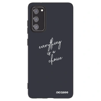 Picasee silikónový čierny obal pre Samsung Galaxy S20 FE - Všetko je na tebe