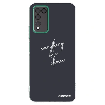 Picasee silikónový prehľadný obal pre Honor 10X Lite - Všetko je na tebe
