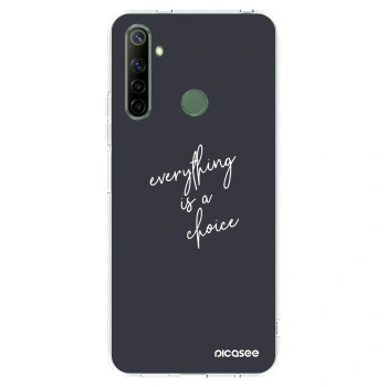 Picasee silikónový prehľadný obal pre Realme 6i - Všetko je na tebe