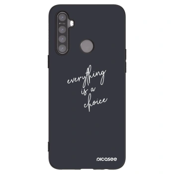 Picasee silikónový čierny obal pre Realme 5 - Všetko je na tebe