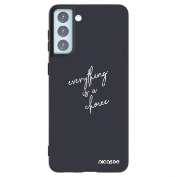 Picasee silikónový čierny obal pre Samsung Galaxy S21+ 5G G996F - Všetko je na tebe