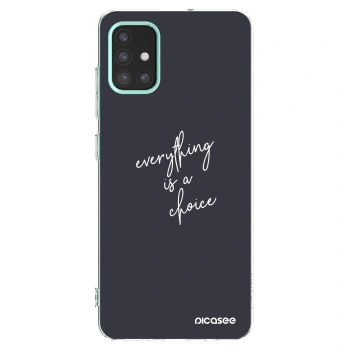 Picasee silikónový prehľadný obal pre Samsung Galaxy M31s - Všetko je na tebe