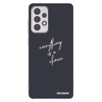 Picasee silikónový prehľadný obal pre Samsung Galaxy A52 5G A525F - Všetko je na tebe