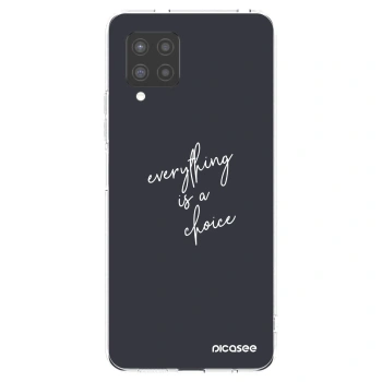Picasee silikónový prehľadný obal pre Samsung Galaxy A42 A426B - Všetko je na tebe