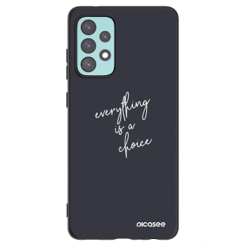 Picasee silikónový čierny obal pre Samsung Galaxy A72 A725F - Všetko je na tebe
