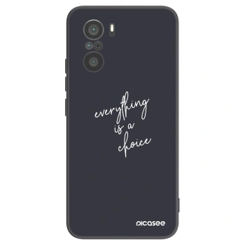 Picasee silikónový čierny obal pre Xiaomi Poco F3 - Všetko je na tebe