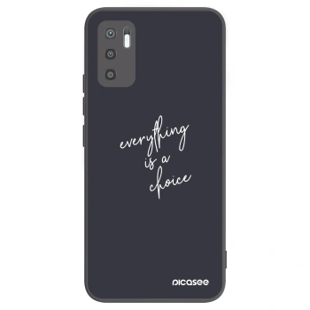Picasee silikónový čierny obal pre Xiaomi Redmi Note 10 5G - Všetko je na tebe
