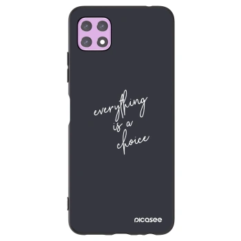Picasee silikónový čierny obal pre Samsung Galaxy A22 A226B 5G - Všetko je na tebe
