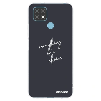 Picasee silikónový prehľadný obal pre Realme C21 - Všetko je na tebe