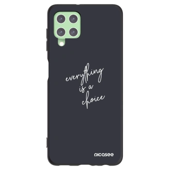 Picasee silikónový čierny obal pre Samsung Galaxy A22 A225F 4G - Všetko je na tebe