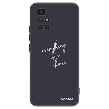 Picasee silikónový čierny obal pre Xiaomi Redmi 10 - Všetko je na tebe