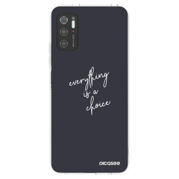 Picasee silikónový prehľadný obal pre Xiaomi Poco M3 Pro 5G - Všetko je na tebe