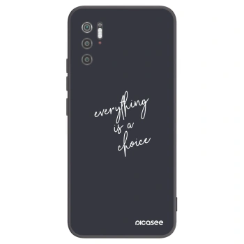 Picasee silikónový čierny obal pre Xiaomi Poco M3 Pro 5G - Všetko je na tebe