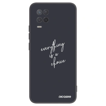 Picasee silikónový čierny obal pre Realme 8 5G - Všetko je na tebe