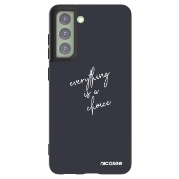 Picasee silikónový čierny obal pre Samsung Galaxy S21 FE 5G - Všetko je na tebe