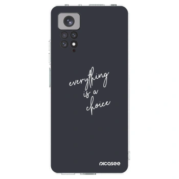 Picasee silikónový prehľadný obal pre Xiaomi Redmi Note 11 - Všetko je na tebe