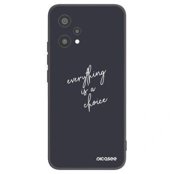 Picasee silikónový čierny obal pre Realme 9 Pro 5G - Všetko je na tebe